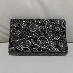 ANAN'S ビーズ装飾パーティーバッグ