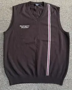 Munsingwear Grand Slam ベスト ブラウン LL