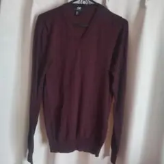 メンズ　薄手ニット　トップス　H&M　メリノウール