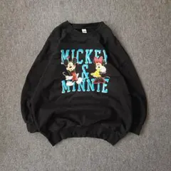即*や様 RODEO CROWNS Disney 黒 スウェット XL相当 ミッ