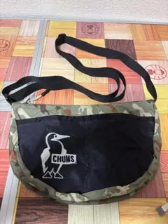 チャムス　ショルダーバッグ　迷彩