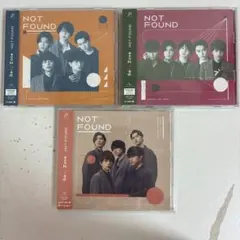 NOT FOUND／Sexy Zone CD 3枚セット