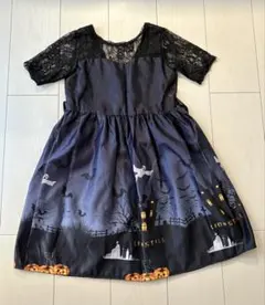 ハロウィン柄 ワンピース 140cm