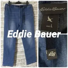 eddie bauer メンズL クライミングデニムパンツ　クライミングパンツ