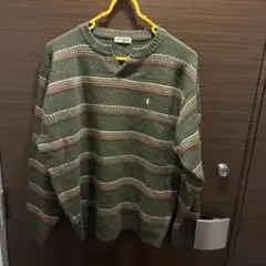 Hush Puppies ニット セーター カーキ LLサイズのサムネイル