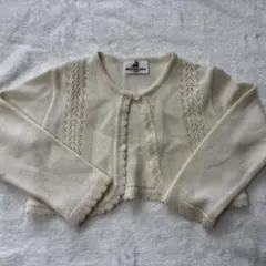 parents dream クリーム色　カーディガン　ボレロ　95サイズ