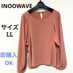 INOOWAVE（イノーウェーブ）ピンク ボリューム スリーブブラウス XLのサムネイル