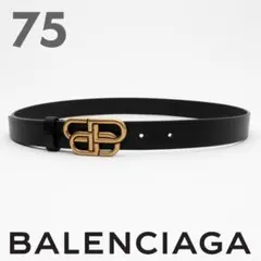 鑑定済・未使用に近い★バレンシアガ　BBロゴ　レザーベルト　メンズ　箱付き 楽天市場】BALENCIAGA バレンシアガ ベルト BB LARGE BELT 35