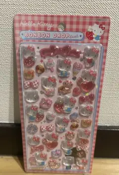 【正規品】ボンボンドロップシール ハローキティ 赤