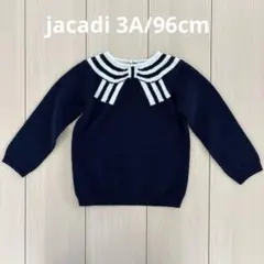 jacadi ネイビーニット 3A/96cm