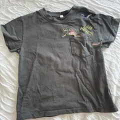 恐竜デザイン Tシャツ グレー キッズのサムネイル