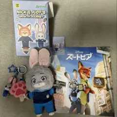 toptoy ズートピア ジュディ、パンフレット付き、キーホルダー付き