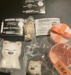 SKZOO ガチャ つまんでつなげて2 ライト クリアリング Jiniret