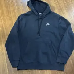 ナイキ クラブ プルオーバー パーカー ブラック Ｌサイズ 送料無料
