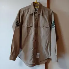 (2322) USMC 海兵隊 ミリタリー系 米軍 シャツ 長袖 中古のサムネイル