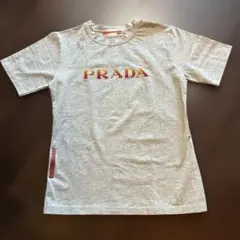 PRADA グレー ロゴTシャツのサムネイル