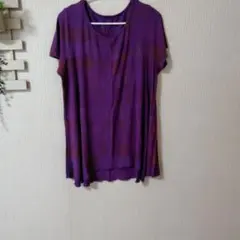 タイダイ半袖変形チュニック