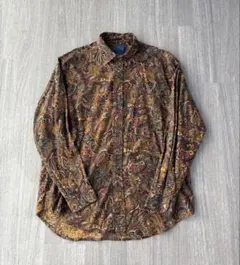 vintage paisley long sleeve shirt