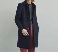 UNITEDTOKYOメンズ　ステンカラーコート　ブラック　サイズ2 ほぼ新品