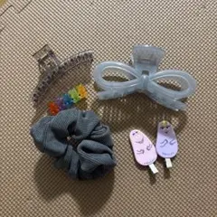 ヘアアクセサリーセット クリアクリップなど