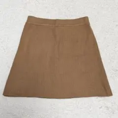 【ZARA】リブ編みミニスカート
