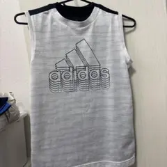 adidas アディダス タンクトップ ノースリーブ 140cmメッシュ