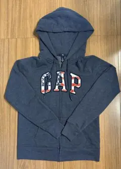 GAP KIDS キッズ ジップパーカー ネイビー　サイズS