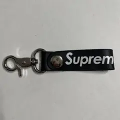 Supreme レザーキーホルダー ブラック EA - メルカリ