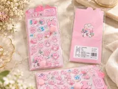 Cute Cute TWINKLE シール ボンボンドロップシール ももいろ