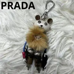 【希少/美品】PRADA ロボット ベア クマ チャーム キーホルダー