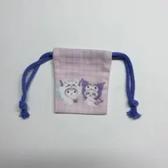 ちいかわ サンリオ クロミ モモンガ ノベルティ ミニ巾着のサムネイル