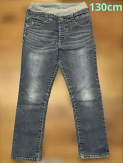デニムパンツ 130cm ジーパン　Gパン　ブルージーンズ　ウエストゴム