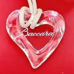 【希少新品級】Baccarat バカラ クリスタル ドットハート ネックレス