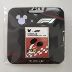 新品未開封】鈴鹿限定Disney x F1日本グランプリ2026ピンバッジ 青