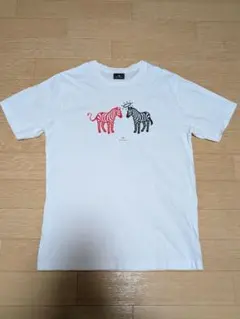 PS Paul Smith ゼブラプリント Tシャツ ホワイト Lのサムネイル