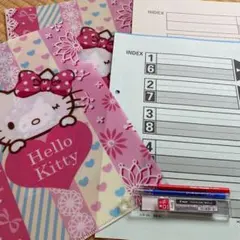 ［3点セット］フリクション替え芯赤青、インデックス、クリアファイル2枚