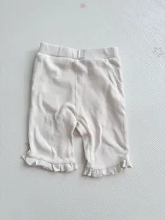 petit main 7分丈パンツ 80cm ホワイト