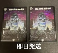 覇王の頭蓋 髑髏魔城　ドクロ魔城　2枚