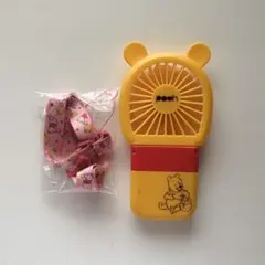 ゼクシィ付録 ディズニー くまのプーさん ハンディ扇風機 ストラップ付き