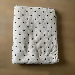 フリース　マルチカバー　こたつ上掛け　ドット柄 180×220