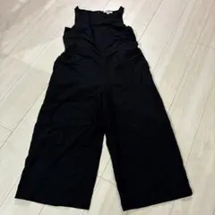 バックリボン　ブラックサロペット Mサイズ