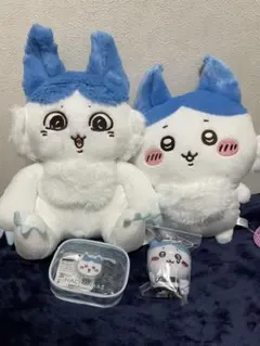 【新品・未開封】ちいかわ　パラレルワールド　BIGぬいぐるみ　2点+他セット