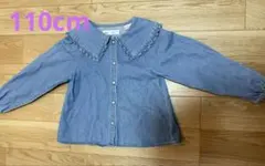 ZARA デニム長袖シャツ 110cm