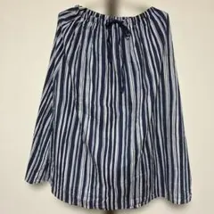 サマンサモスモス　ストライプ フレアロングスカート