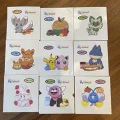 ポケモンパンシール 9種類セット