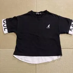 KANGOL KIDS ロゴ刺繍 フェイクレイヤード Tシャツのサムネイル