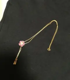 sale✨花モチーフ チョーカーネックレス ピンク