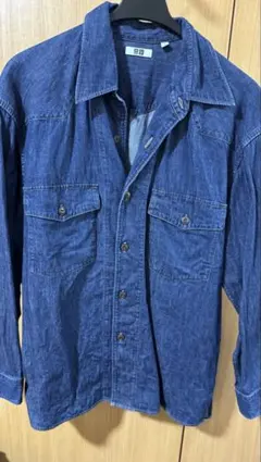 UNIQLO U デニムシャツ Mサイズ 濃紺