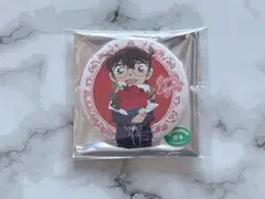 名探偵コナン　缶バッジ　花束　江戸川コナン