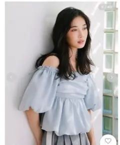 FRAY I.D 3wayオフショルパフスリーブブラウス